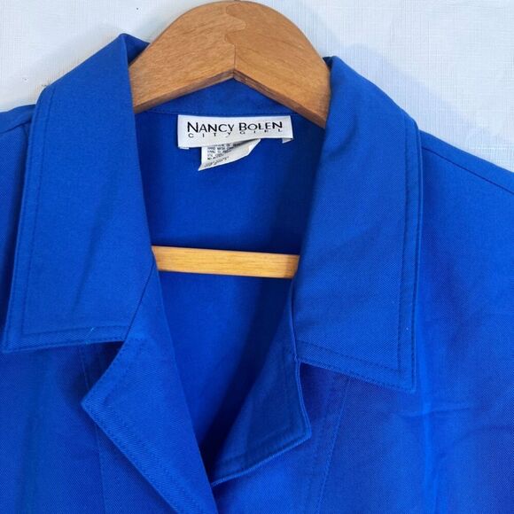 Nancy Bolen City Girl Y2K Short Set Quirky Eclectic Patterned Hem Top Size 10 MD - Picture 12 of 16